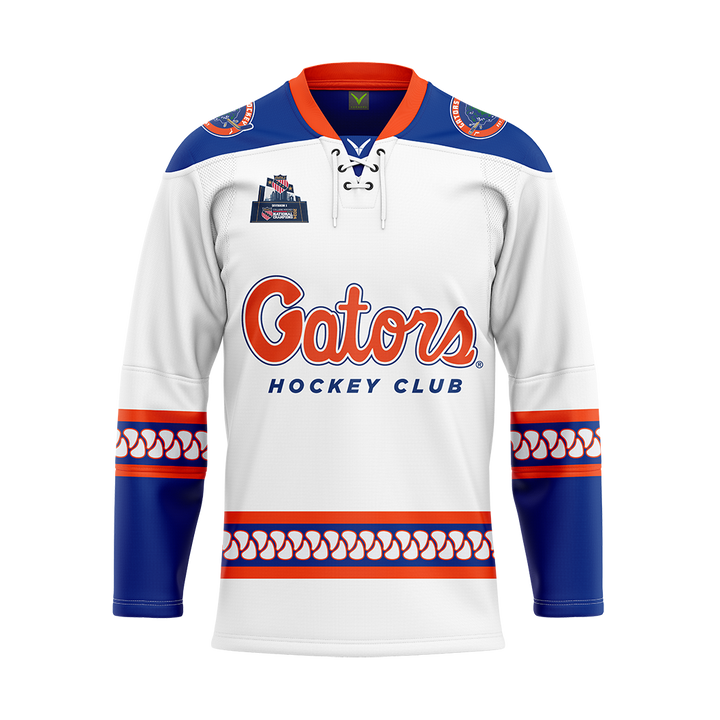 University Of Florida National Champions Authentic White Replica Jersey