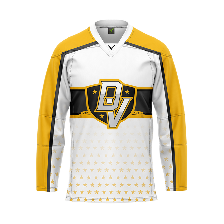 DVCHC White Authentic Sublimated Replica Jersey