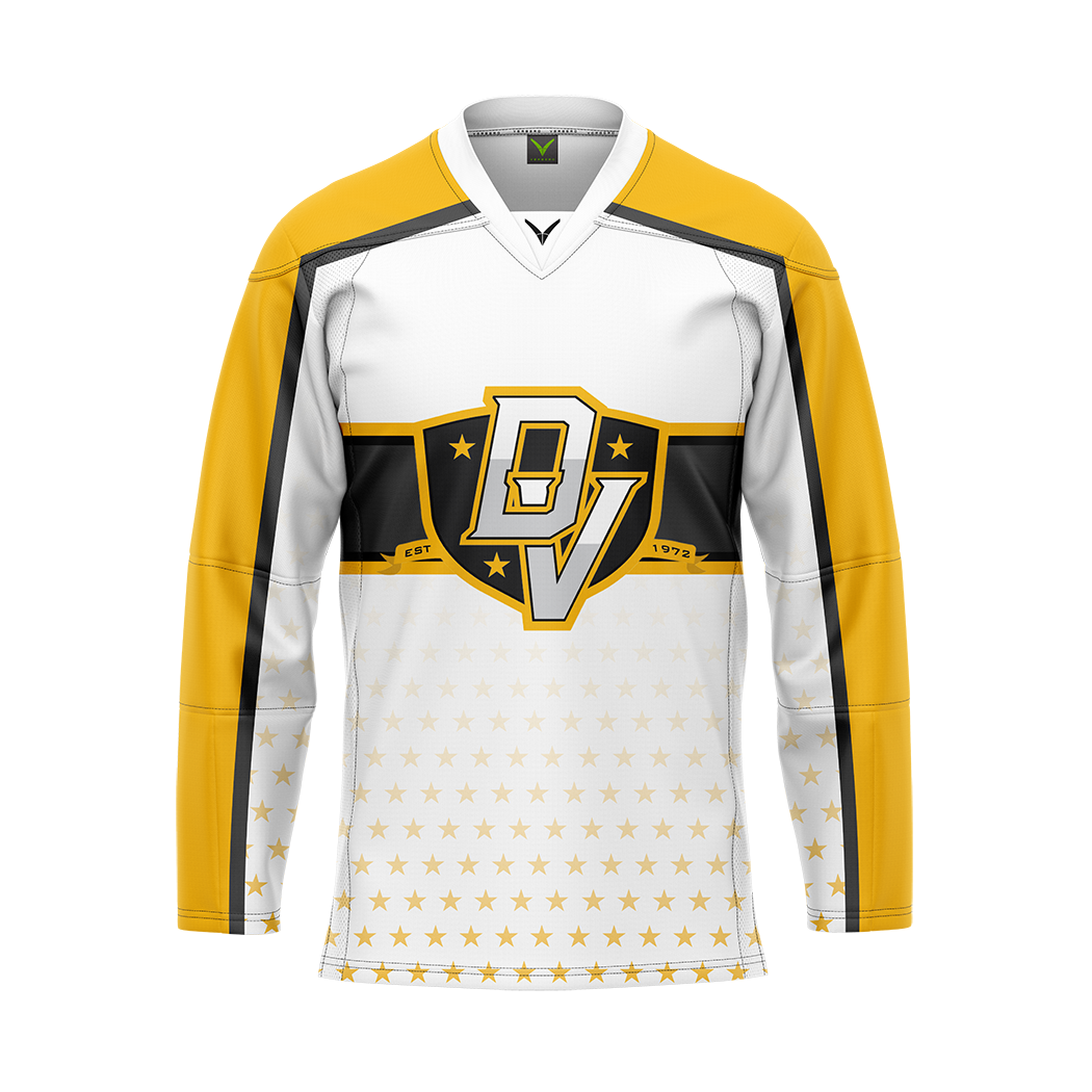 DVCHC White Authentic Sublimated Replica Jersey