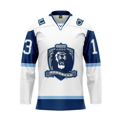 ODU Hockey White Custom Authentic Replica Jersey