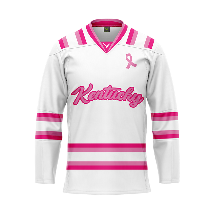 Custom Kentucky Fight Cancer Authentic Sublimated Jersey