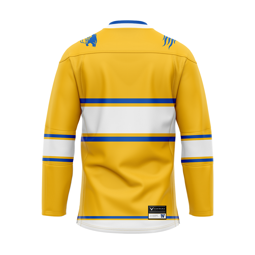 Widener Yellow Replica Sublimated Jersey