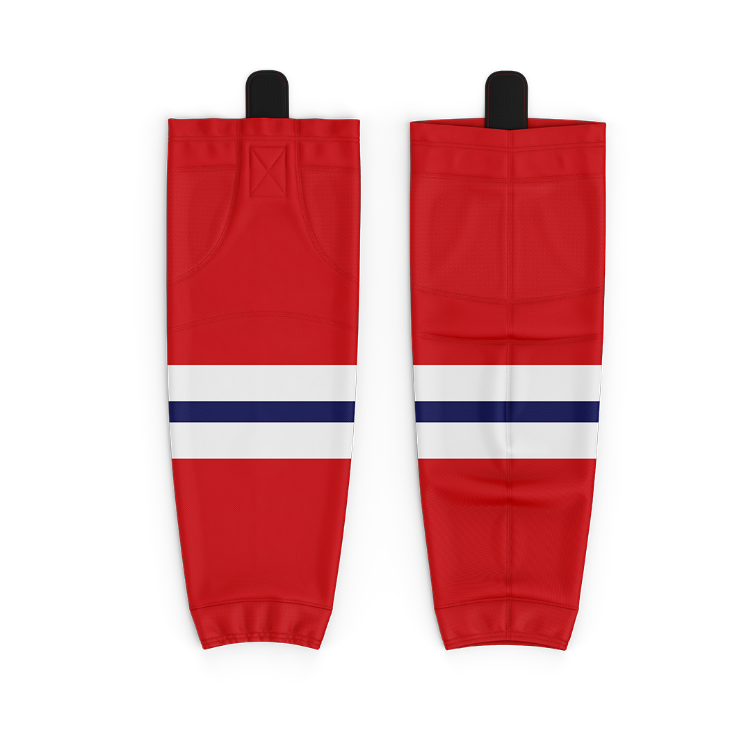 Delta Airlines Custom Red Socks