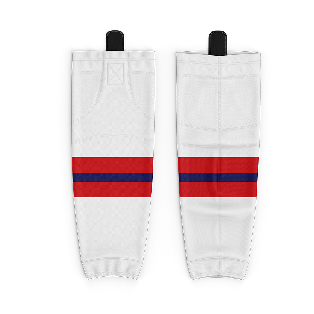 Delta Airlines Custom White Socks