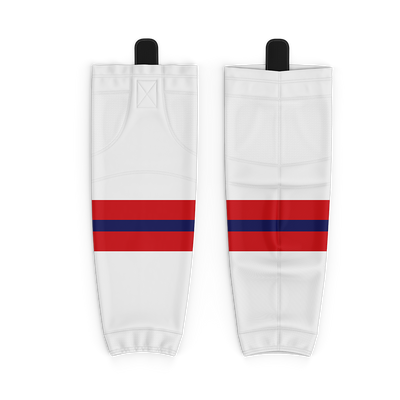 Delta Airlines Custom White Socks