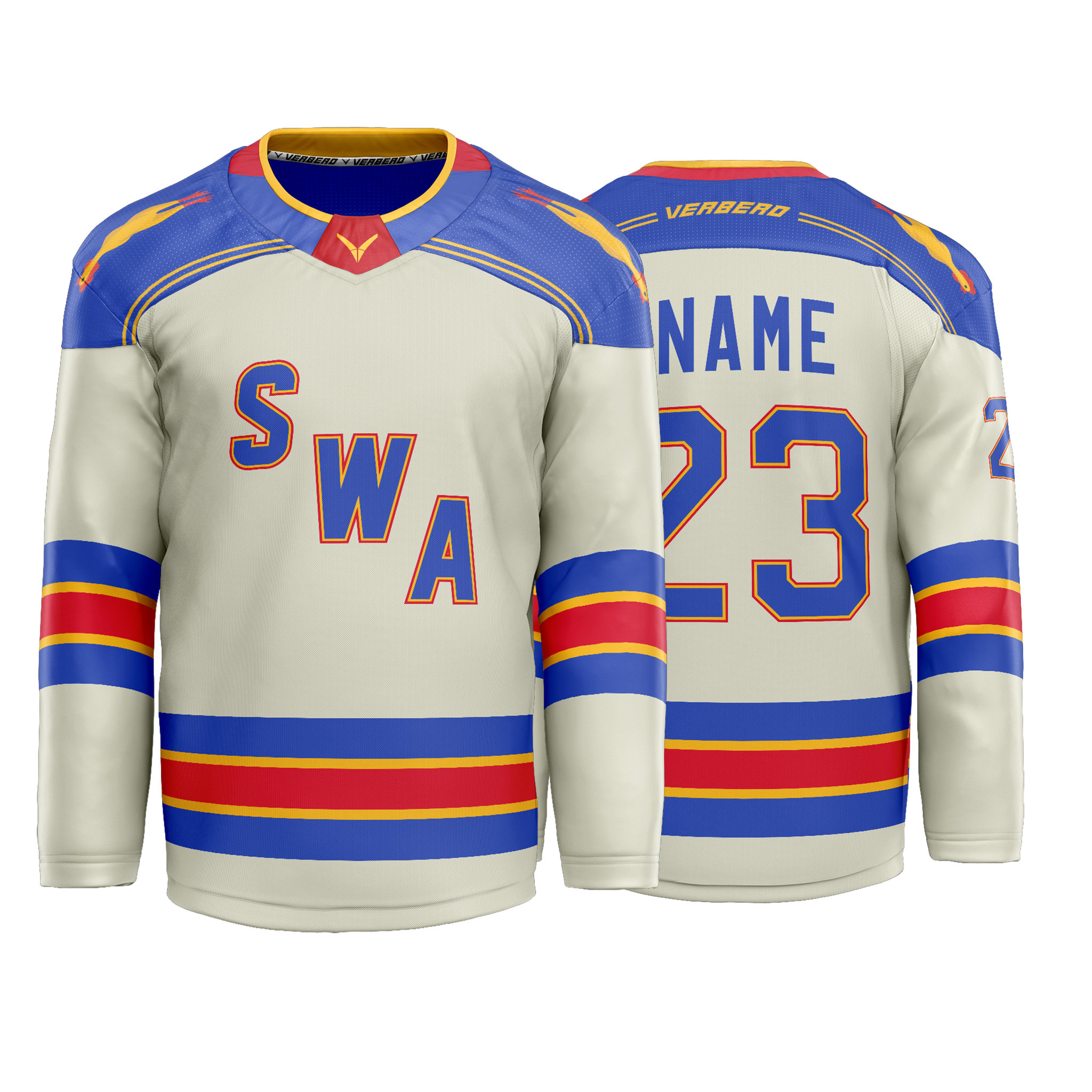 Southwest Airlines Custom Cream Sublimated Jersey