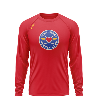 Southwest Hockey Club Red Essential Long Sleeve Shirt