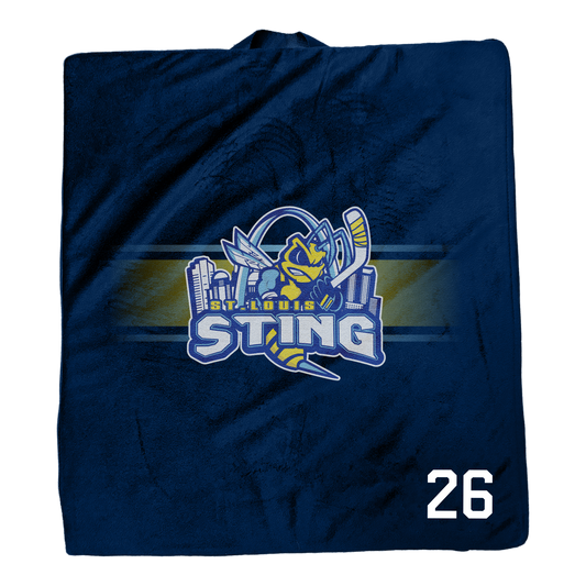 St. Louis Sting Fleece Seat Cushion