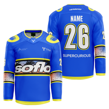 SoFlo Custom Blue Sublimated Jersey