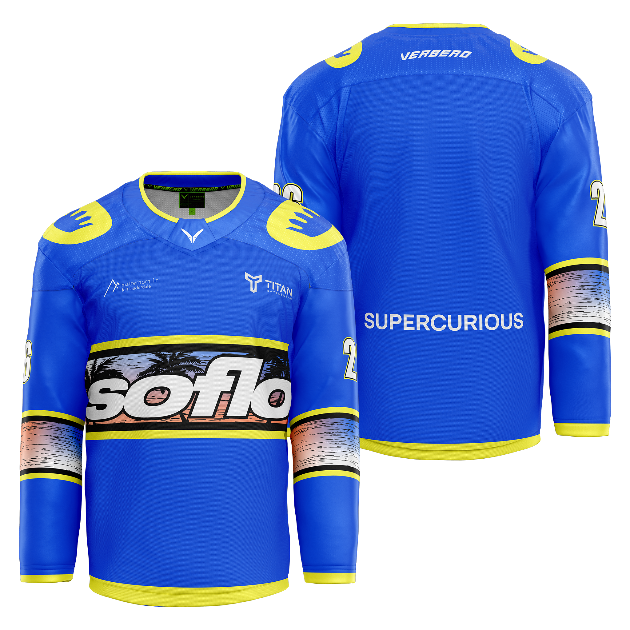 SoFlo Blue Sublimated Jersey