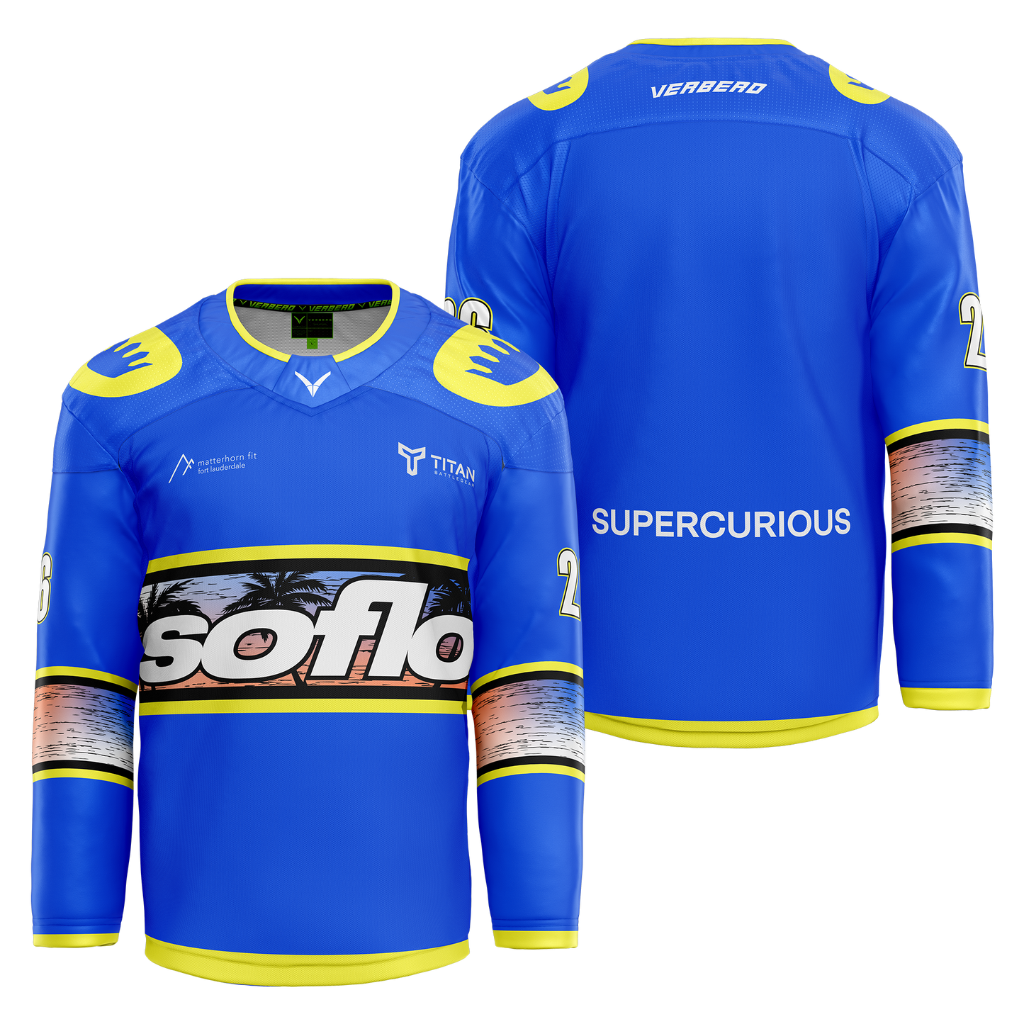 SoFlo Blue Sublimated Jersey