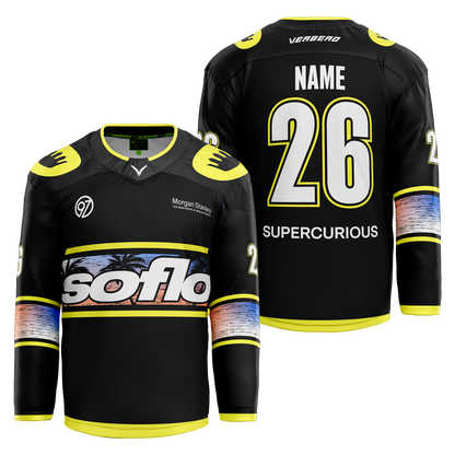SoFlo Custom Black Sublimated Jersey