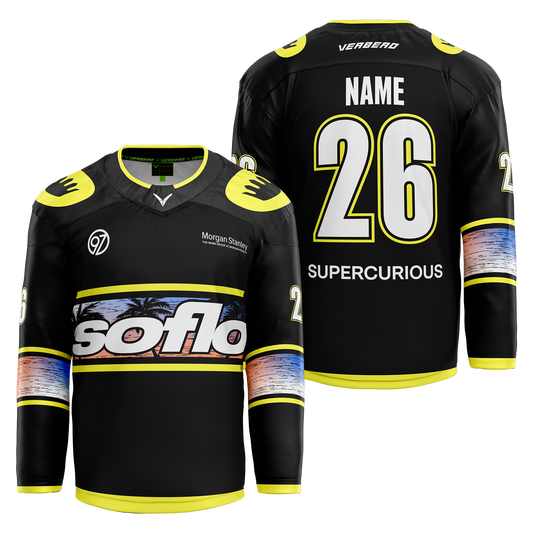 SoFlo Custom Black Sublimated Jersey