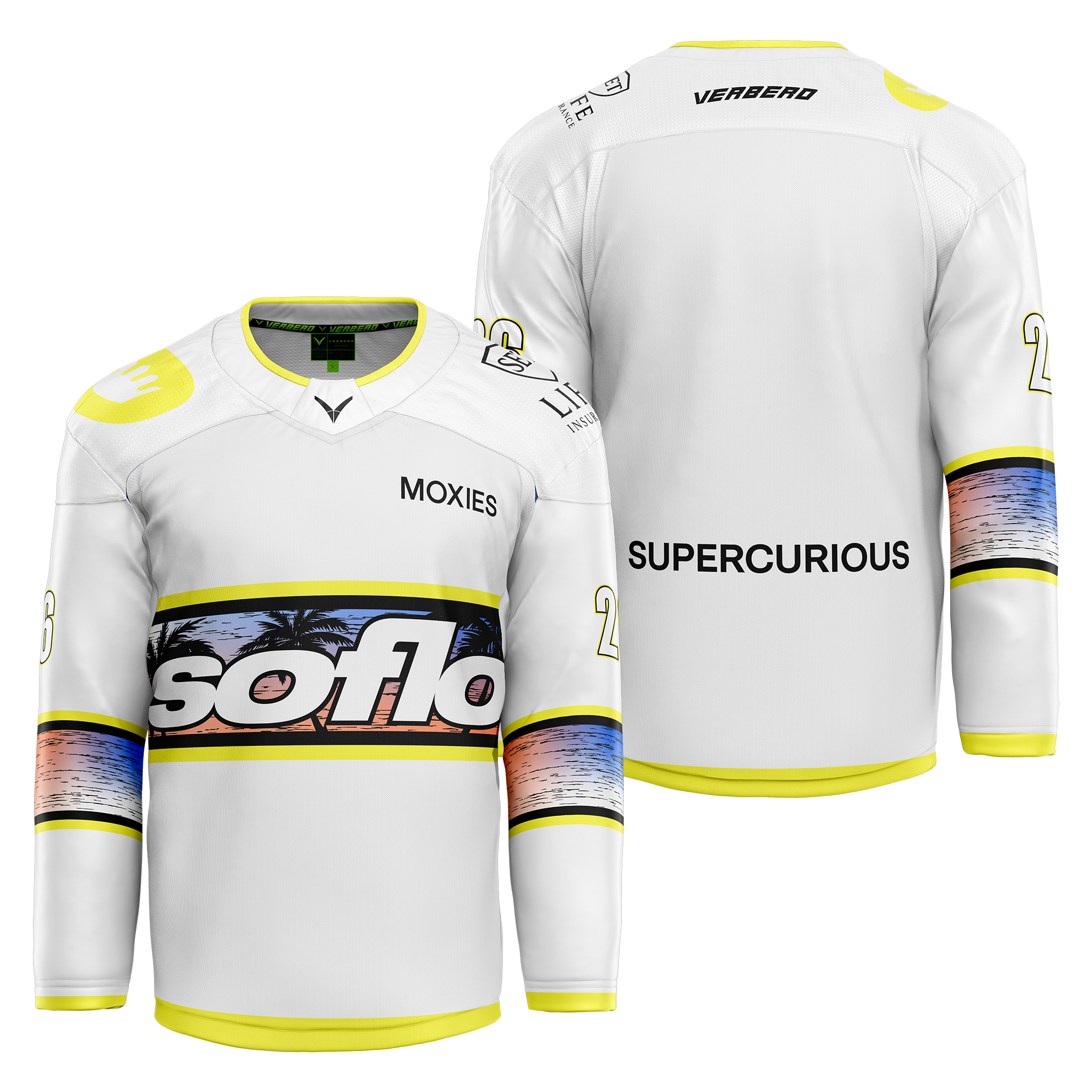 SoFlo White Sublimated Jersey