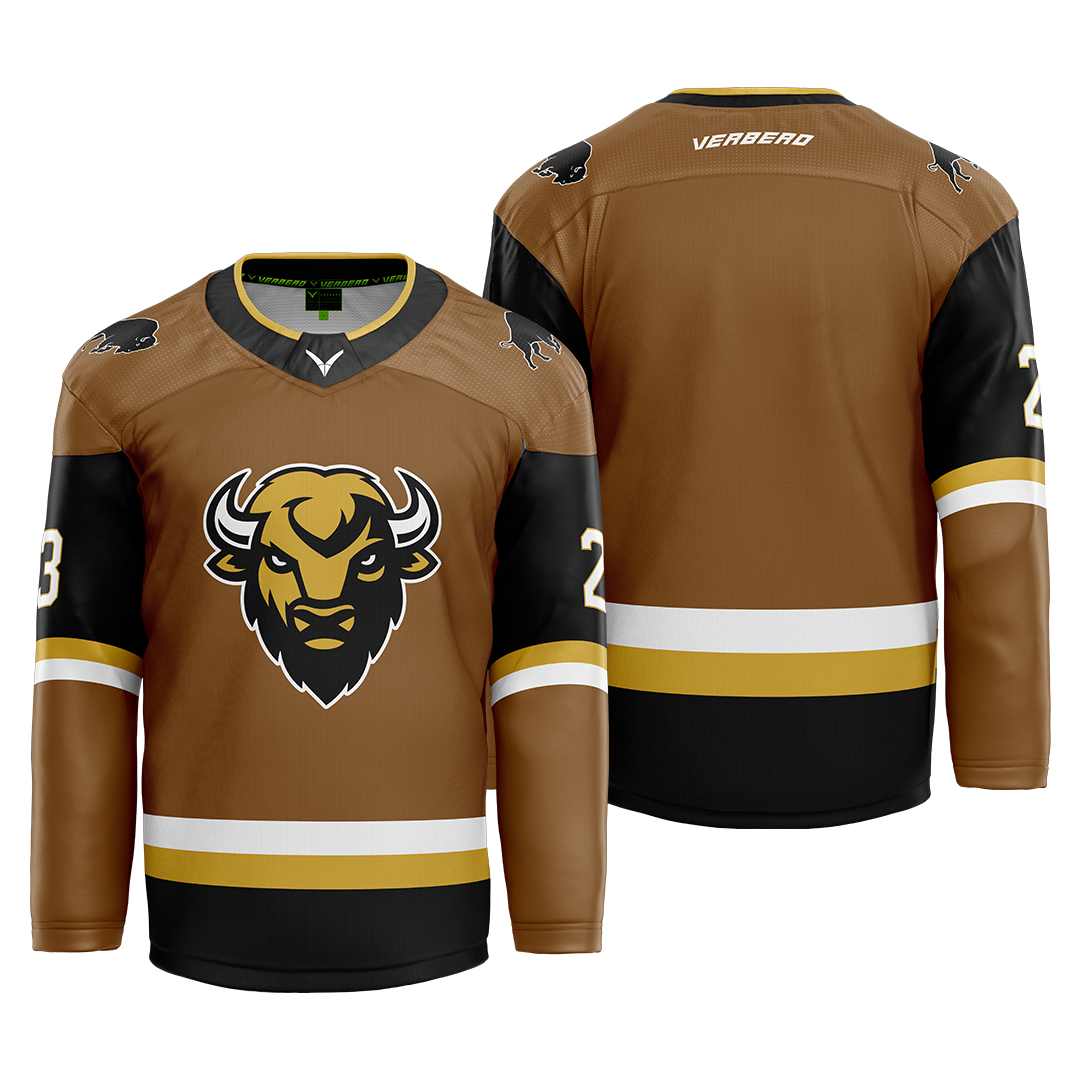 Skate Of The Union Brown Sublimated Jersey