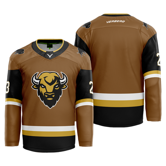 Skate Of The Union Brown Sublimated Jersey