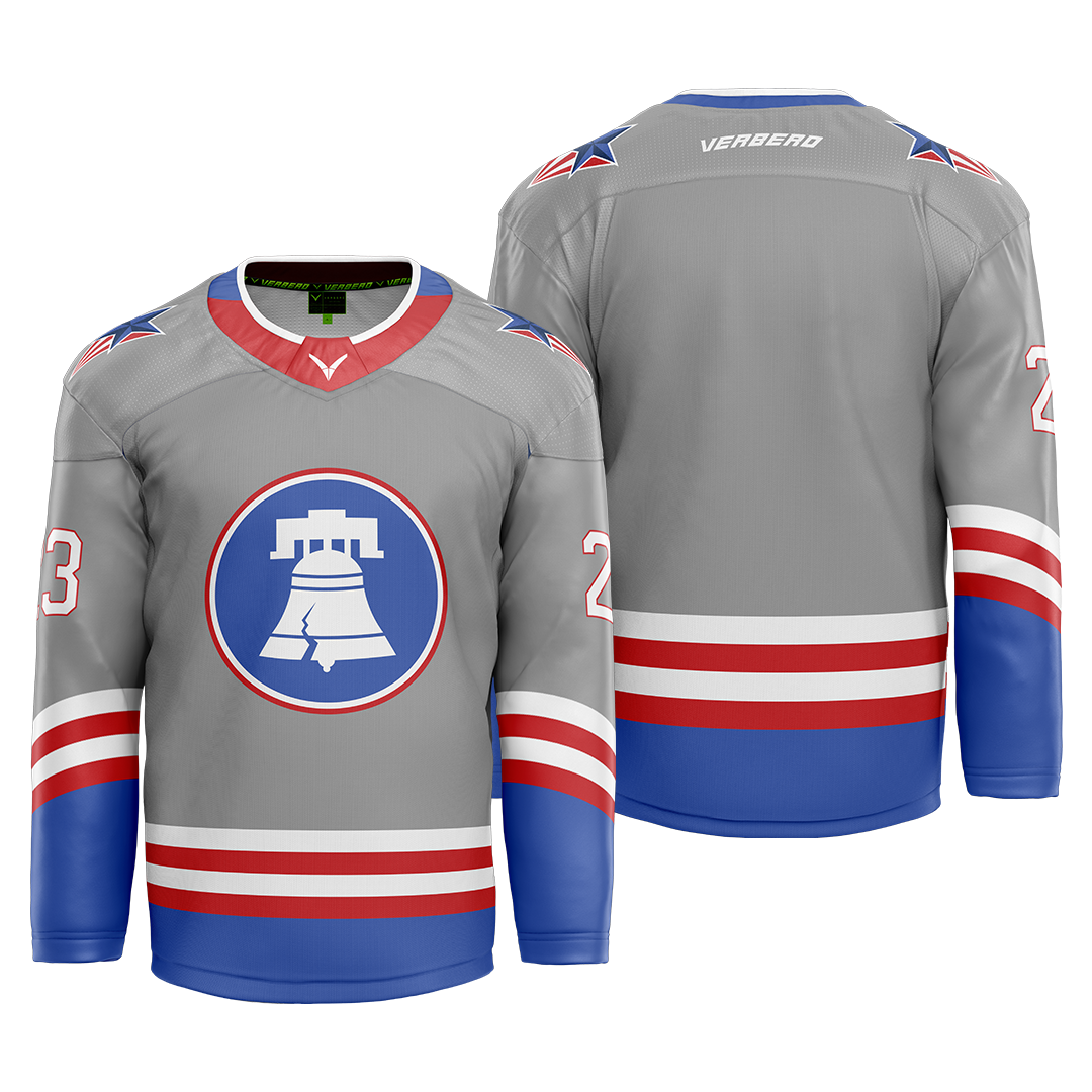 Skate Of The Union Grey Sublimated Jersey