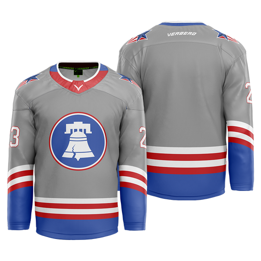 Skate Of The Union Grey Sublimated Jersey