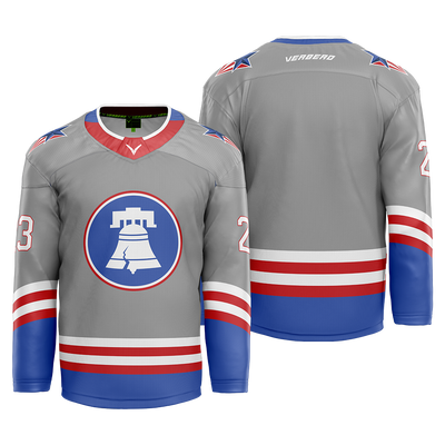 Skate Of The Union Grey Sublimated Jersey