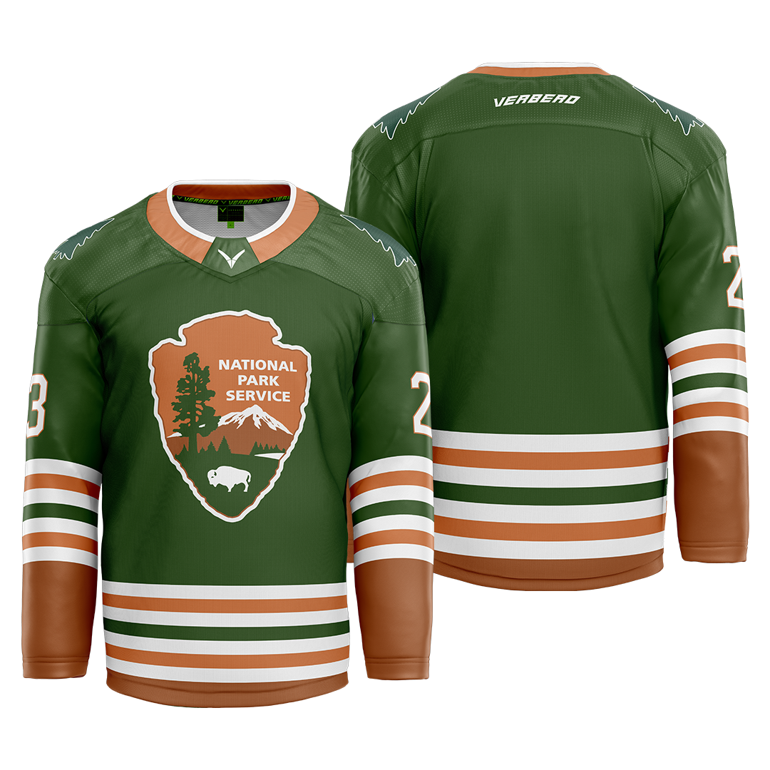 Skate Of The Union Green Sublimated Jersey