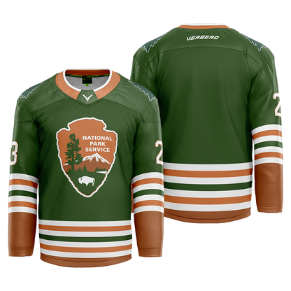 Skate Of The Union Green Sublimated Jersey