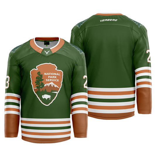Skate Of The Union Green Sublimated Jersey