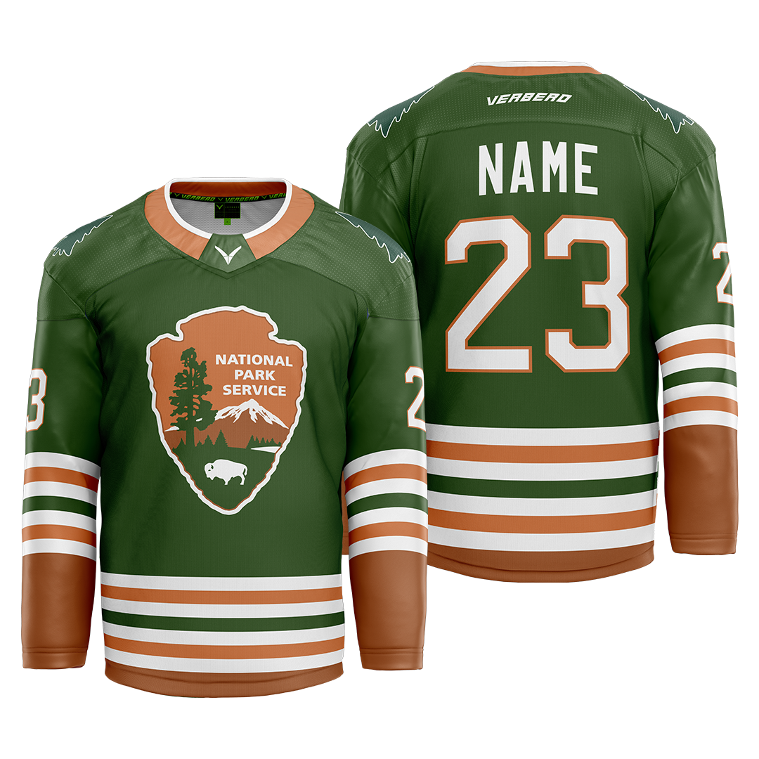 Skate Of The Union Custom Green Sublimated Jersey