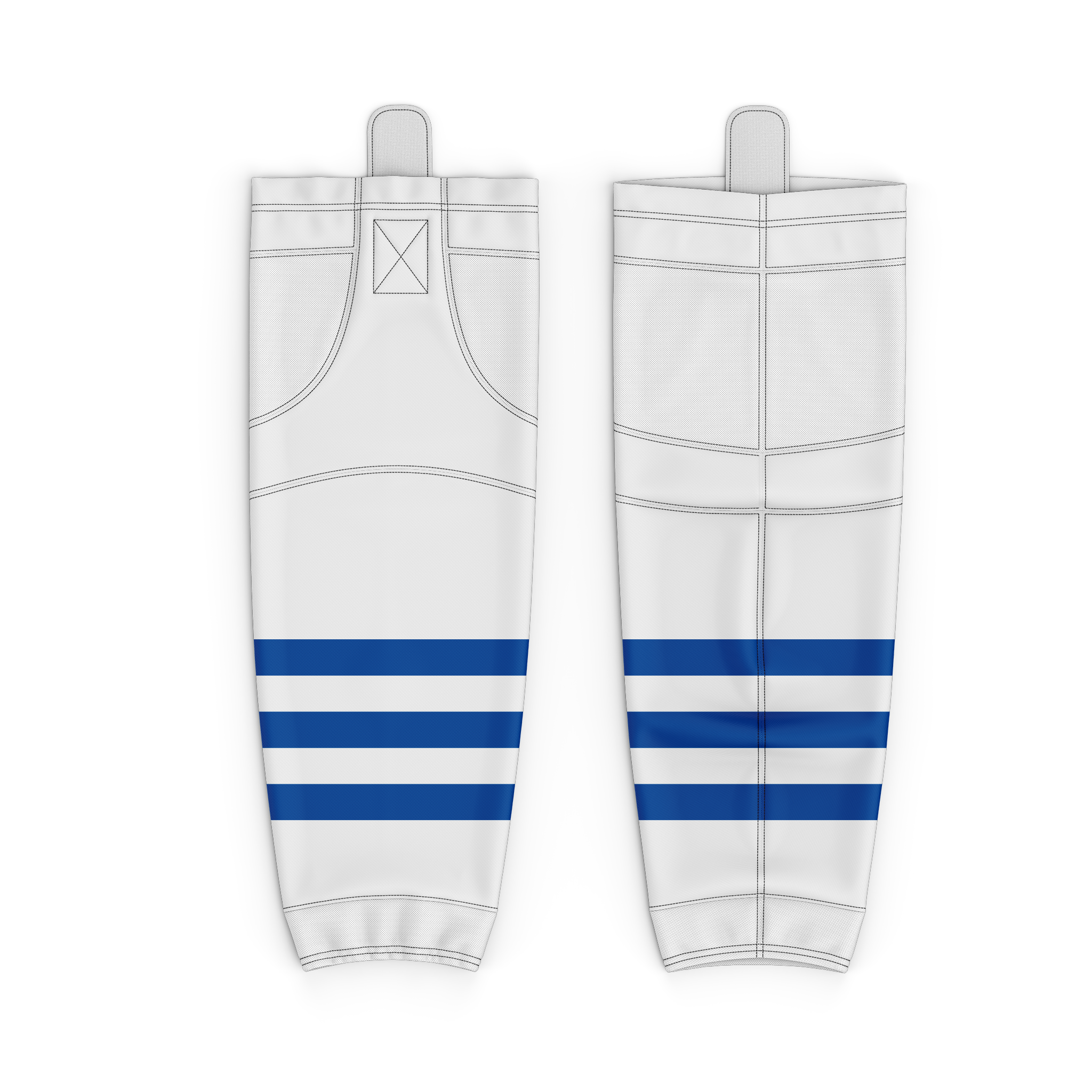 Nolensville HS Hockey Custom White Socks