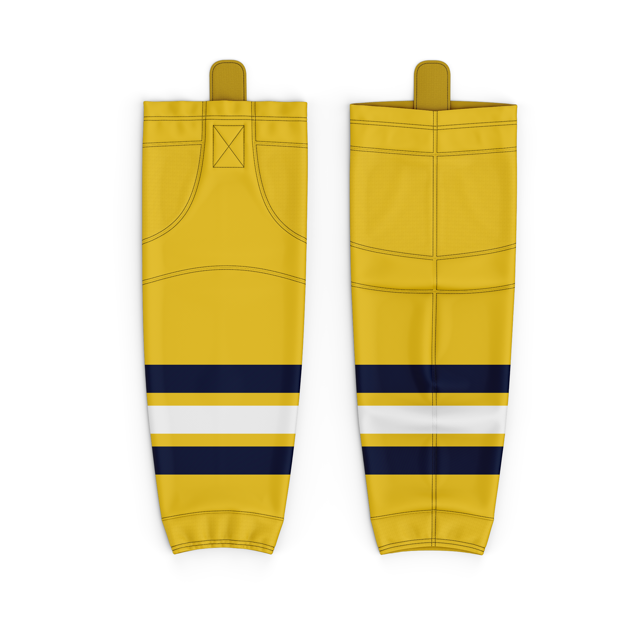 2016AAA North Jersey Avalanche Custom Yellow Socks