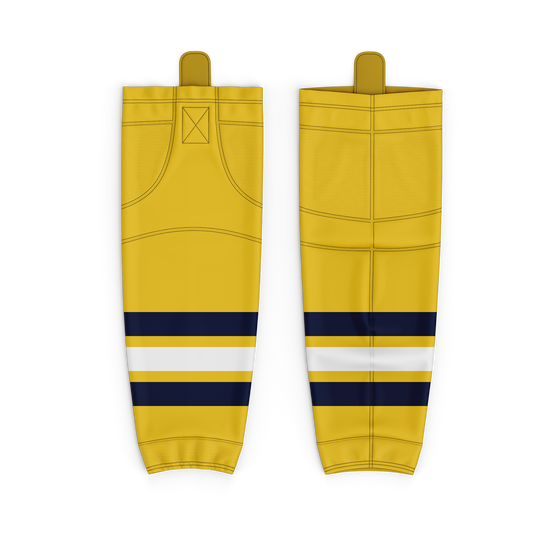 Stripes Co Custom Yellow Socks