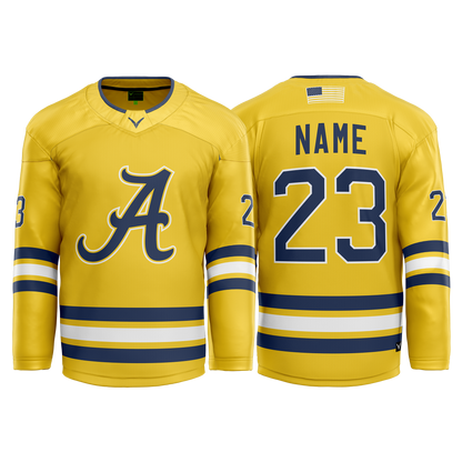 Stripes Co Custom Yellow Hybrid Jersey