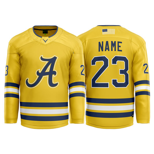 Stripes Co Custom Yellow Hybrid Jersey