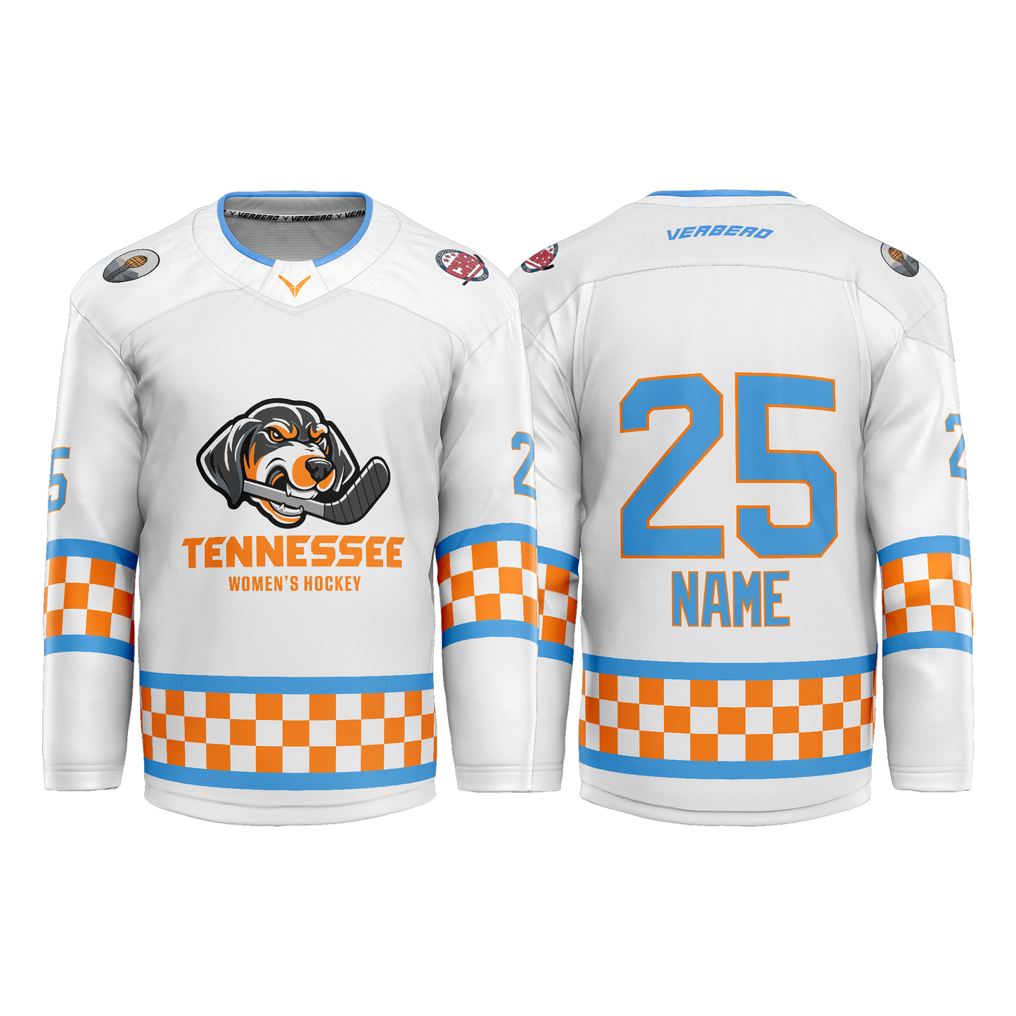 Tennessee Women's Fan Custom White Sublimated Jersey