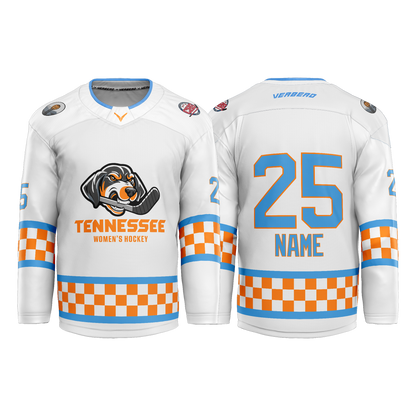 Tennessee Women's Fan Custom White Sublimated Jersey