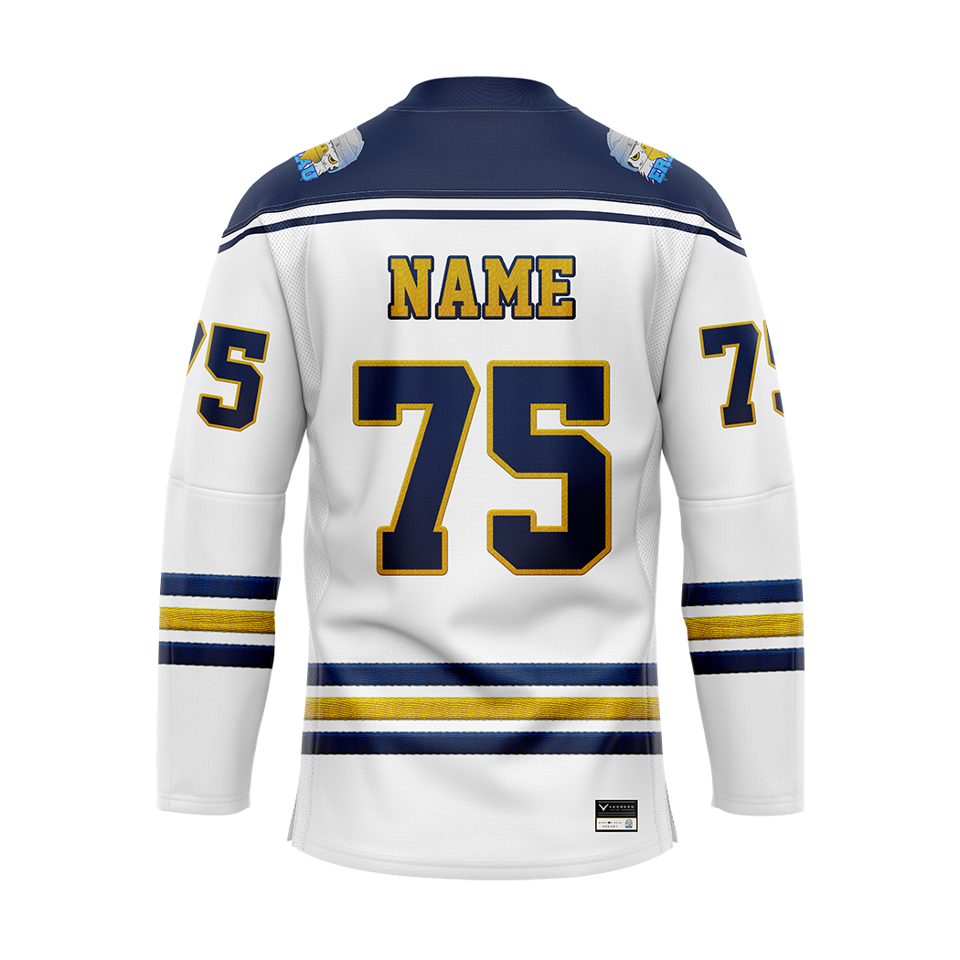 ERAU White Alumni Custom Replica Sublimated Jersey