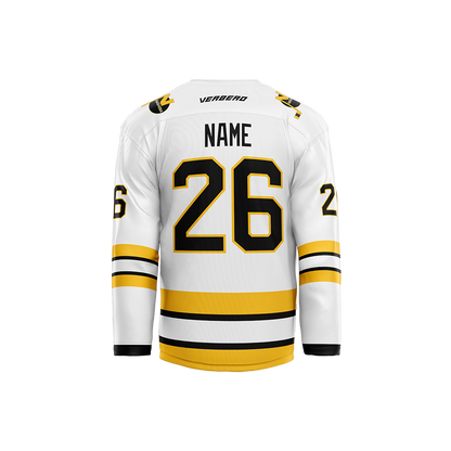 Nashoba Grizzlies Custom Sublimated White Jersey