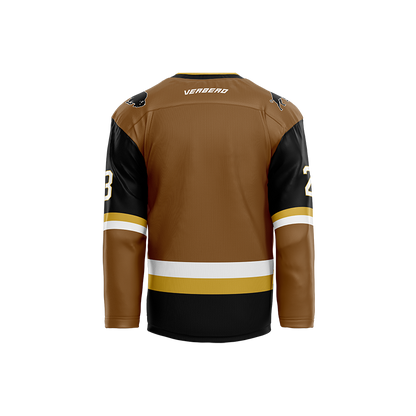 Skate Of The Union Brown Sublimated Jersey