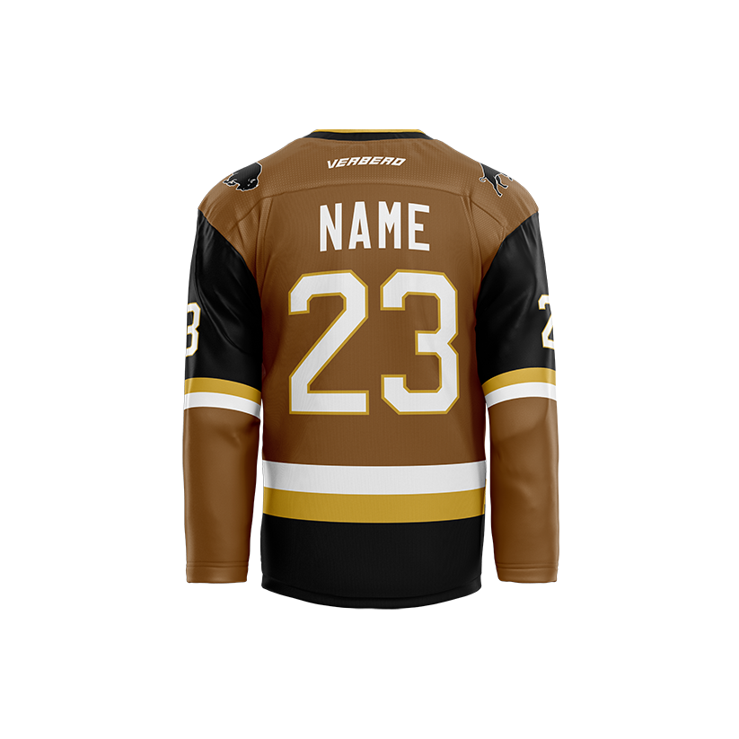 Skate Of The Union Custom Brown Sublimated Jersey