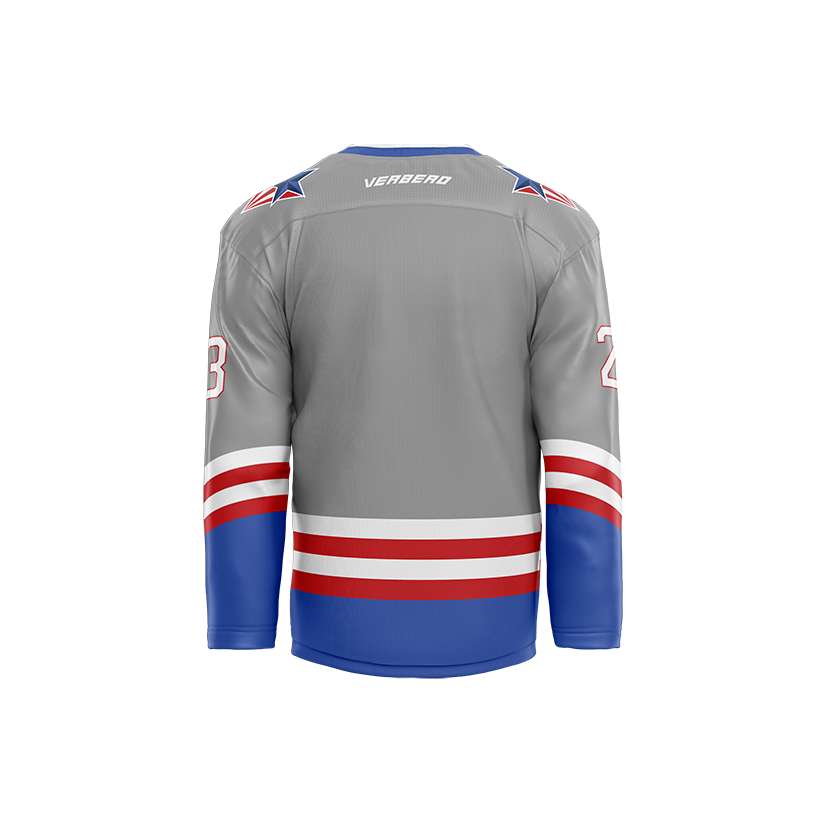 Skate Of The Union Grey Sublimated Jersey