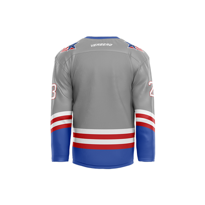 Skate Of The Union Grey Sublimated Jersey