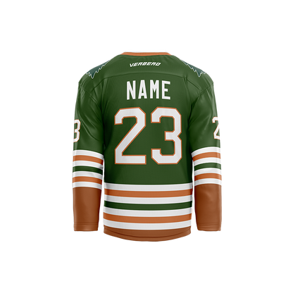 Skate Of The Union Custom Green Sublimated Jersey