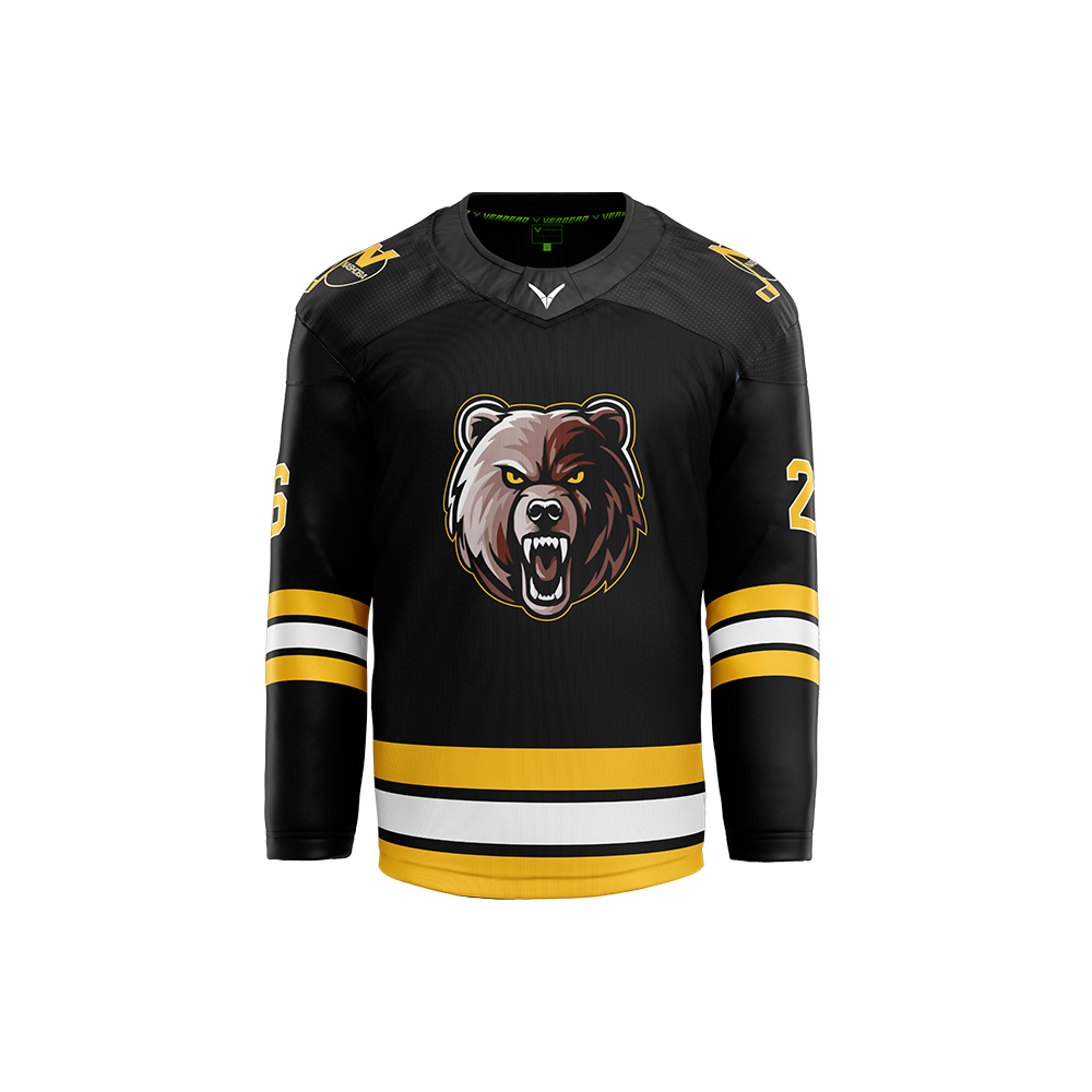Nashoba Grizzlies Custom Sublimated Black Jersey