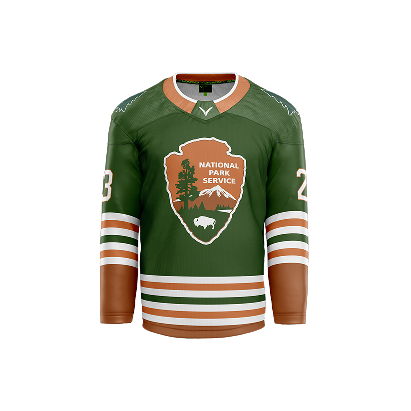 Skate Of The Union Custom Green Sublimated Jersey