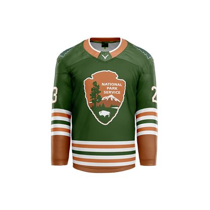 Skate Of The Union Custom Green Sublimated Jersey