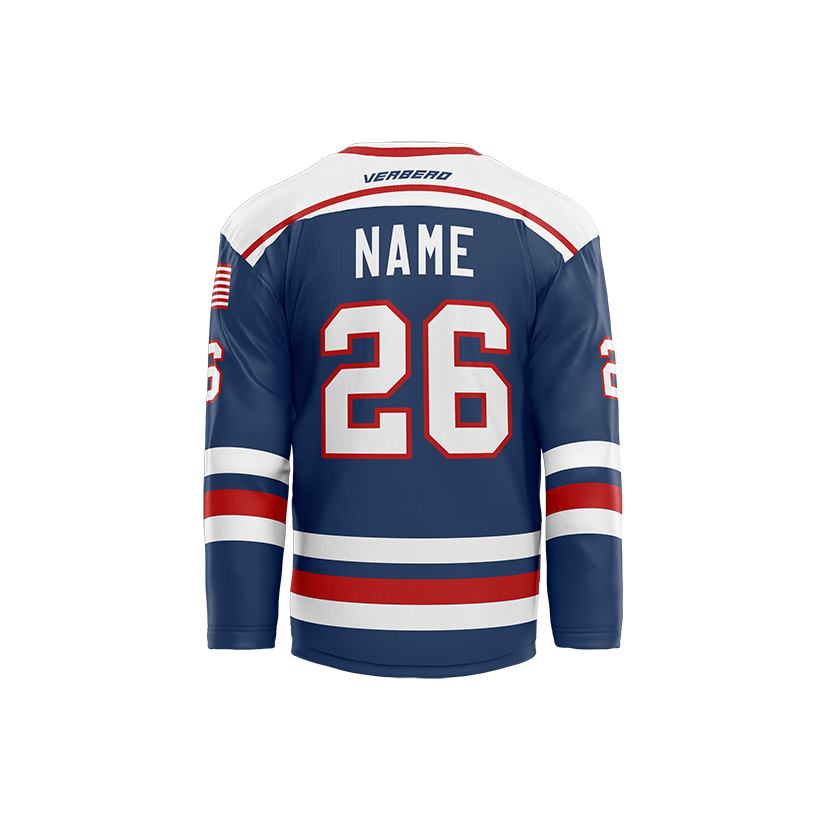 Nolensville Father/Son/Daughter Skate Custom Sublimated Reversible Blue Jersey