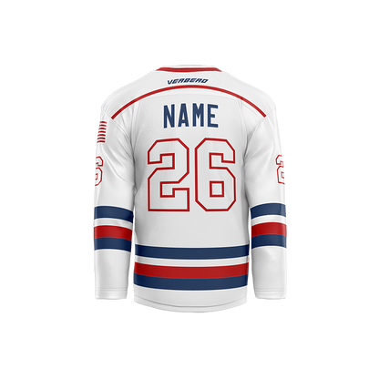 Nolensville Father/Son/Daughter Skate Custom Sublimated Reversible White Jersey