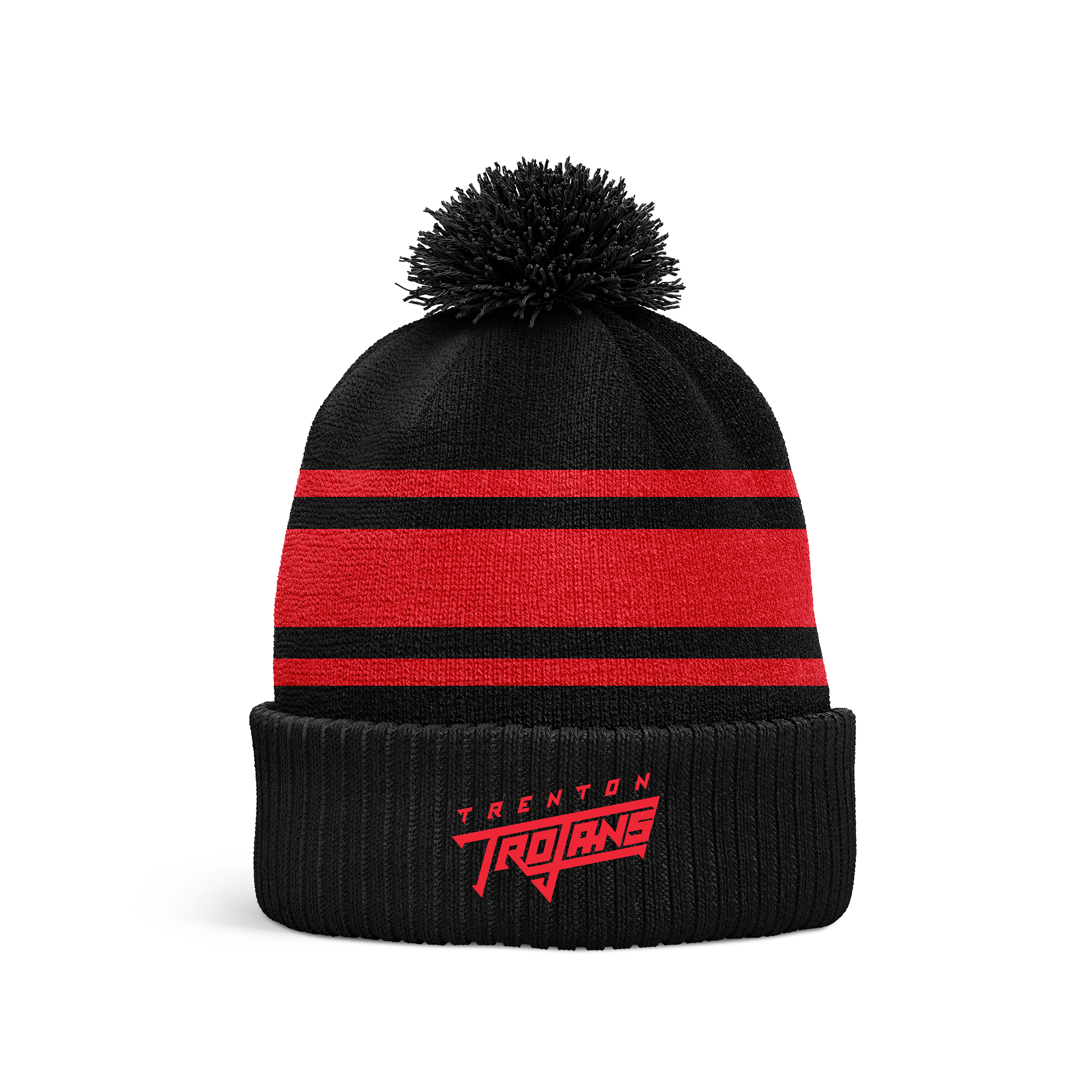 Trenton Trojans 2018 Pom Beanie