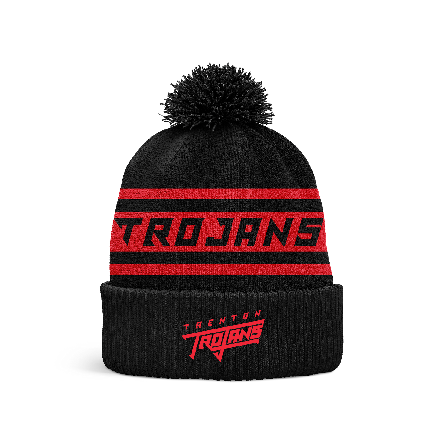 Trenton Trojans Pom Beanie / Toque