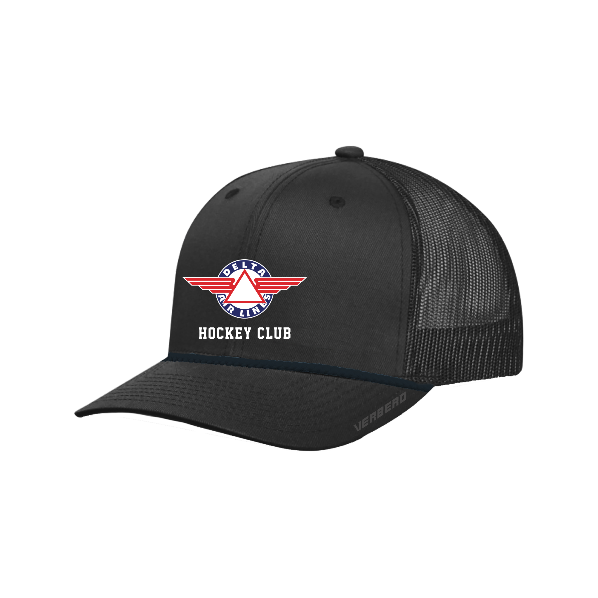 Delta Airlines Custom Rope Trucker Hat