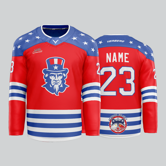 Skate Of The Union Uncle Sam Custom Sublimated Jersey